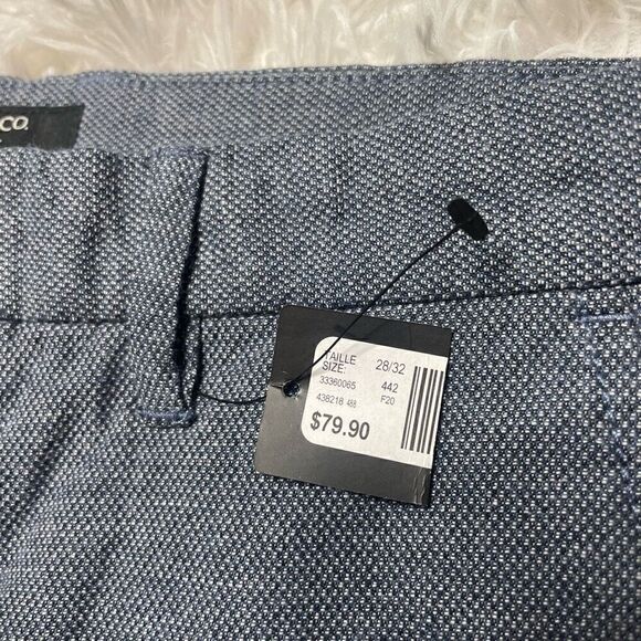 RW&Co Dress Pants Slim Fit 28x32 Blue Cotton Stretch NEW with Tag - Picture 11 of 11